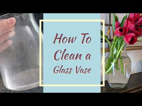 YouTube video about: How to clean glass vases with narrow necks?