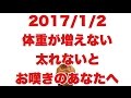 ボディビル初出場までの記録20170102【東京オープン】体重が増えない太れないとお嘆きのあなたへ