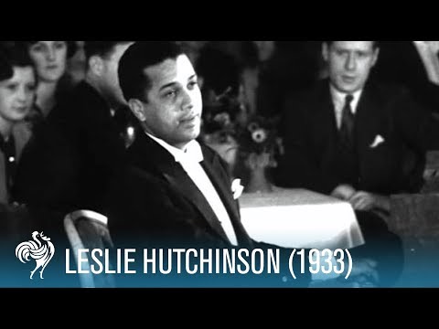 Leslie Hutchinson Sings 'How Deep is the Ocean' (1933) | British Pathé