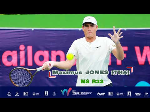 Thailand -  ITF Men's Tennis Tour  MS R32 - Maximus JONES (THA) vs Kasidit SAMREJ (THA) 4
