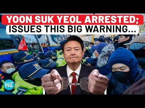 On Cam: South Korean President Yoon Suk Yeol Arrested From Residence Over Martial Law Decree