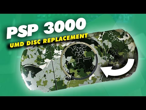 How to Fix PSP 3000 Won't Read Discs! UMD Drive Replacement