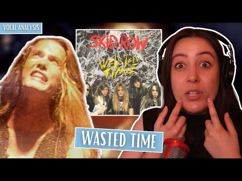 THOSE VOCALS?! Wasted Time - Skid Row | Vocal Coach Reaction (& Analysis) | Jennifer Glatzhofer