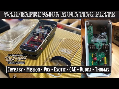 West Coast Pedal Board - Crybaby Wah Mounting Plate image 2