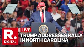 LIVE: US President Trump Campaign Rally For Senate Candidate Michael Whatley In North Carolina