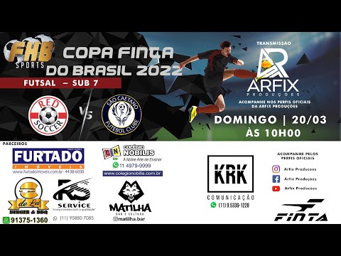 RED SOCCER x RSF SÃO CAETANO - FUTSAL SUB 7