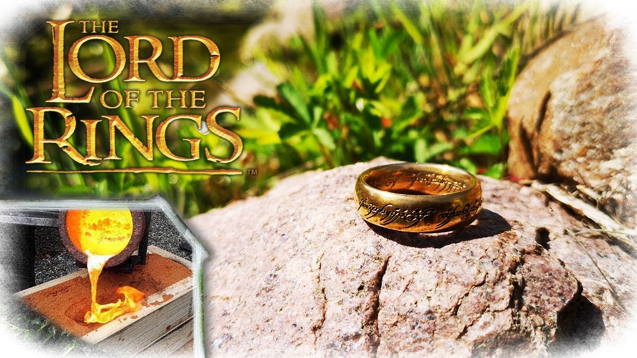 Casting The One Ring In REAL GOLD $5,000 (Lord Of The Rings)