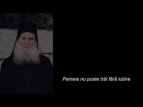 Starețul Iosif Vatopedinul - Femeia nu poate trăi fără iubire