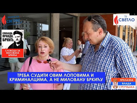 Prof. dr Mila Alečković: TREBA SUDITI OVIM LOPOVIMA I KRIMINALCIMA, A NE MILOVANU BRKIĆU