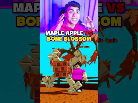 MAPLE APPLE VS BONE BLOSSOM GROW A GARDEN 😱