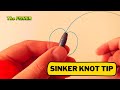 How To Tie Weight To Fishing Line | Ball Sinker Knot