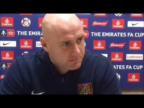 Rob Page on preparing to face Stourbridge in the Emirates FA Cup on Sunday