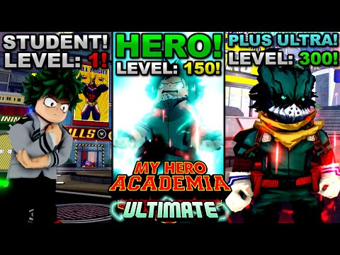 Becoming Deku (One for all) In Roblox My Hero Academia Ultimate... Here's What Happened!