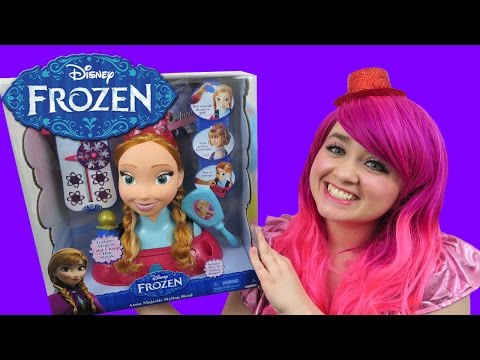 Disney Frozen Anna Majestic Styling Head | TOY REVIEW | KiMMi THE CLOWN Video