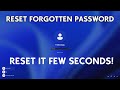 How To Reset Forgotten Windows 11 10 Password