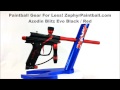 Azodin Blitz Evo Paintball Gun Black Red ZephyrPaintball Com 360 View AZDN 2010 EVOBLT BLR