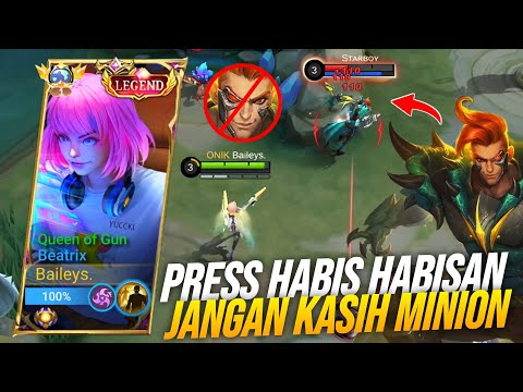 BEATRIX MENANG TELAK LAWAN CLAUDE?! TIPS LANING PHASE UNTUK LAWAN CLAUDE! | Mobile Legends Bang Bang