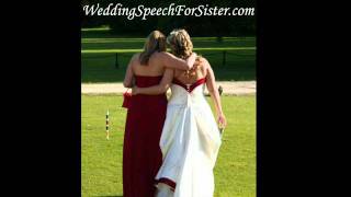 Wedding Speech For Sister