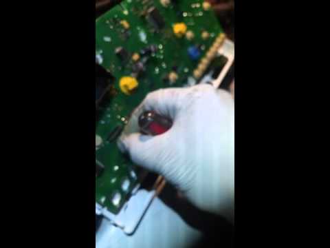 Instrument cluster removed and dismantled