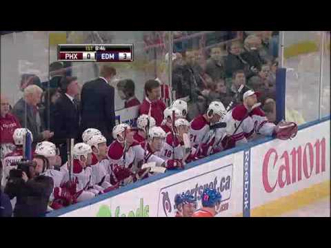 Edmonton Oilers - Two Goals in 7.0 Seconds 11/23/2009