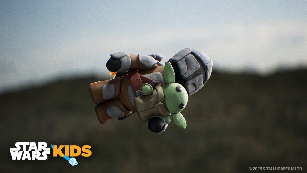 Clay Mando and Grogu Race Through The Galaxy 💥 | @StarWarsKids - YouTube