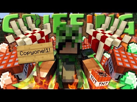 GRIEFFO LA STRUTTURA CHE MI HANNO COPIATO!!11!1 - Minecraft ITA - GRIEFING