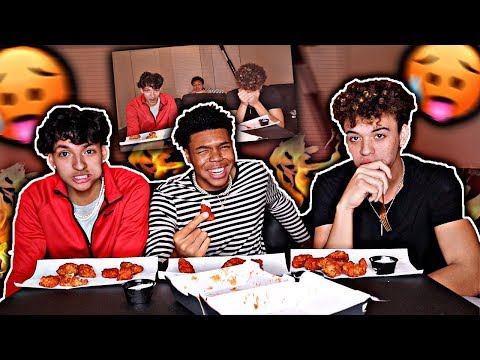 EATING WORLDS HOTTEST WINGS W/ Justkryptic & Hbk dae🔥