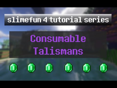 SlimeFun Tutorial Ep 07 - Consumable Talismans