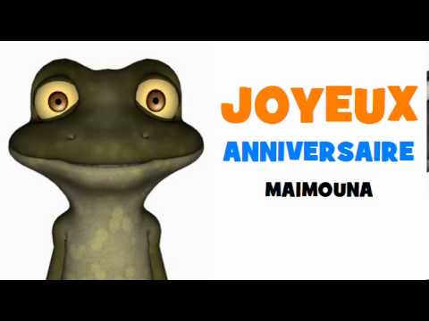 JOYEUX ANNIVERSAIRE MAIMOUNA!