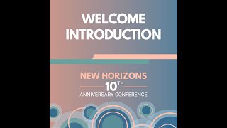 Dr Rob Willson's Welcome Introduction to the 10th Anniversary Conference