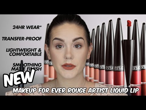 MAKEUP FOREVER ROUGE ARTIST FOREVER MATTE 24 HR LIQUID LIPSTICK!! Does it live up to the claims??