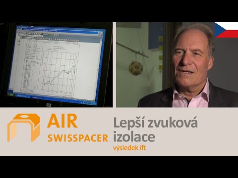 Swisspacer AIR - Lepší zvuková izolace