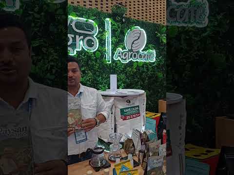 Wilfredo Rivera en ExpoCafé 2025, departamento del Huila, mayor productor de Café en Colombia.
