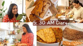 Morning Vlog - Millet (Jowar) Dosa / Instant pot cleaning / Plant Care / wholewheat banana bread