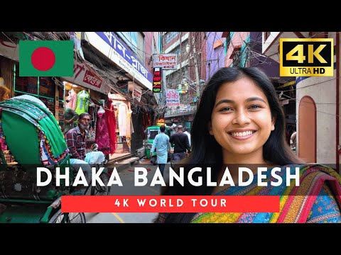 Bangladesh walking tour - 5 hours Dhaka downtown walk 4k 60fps