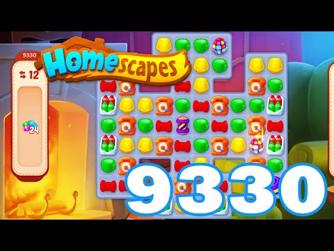 Homescapes Level 9330 HD | 3 - match puzzle game | gameplay | android | GameGo Game | IOS