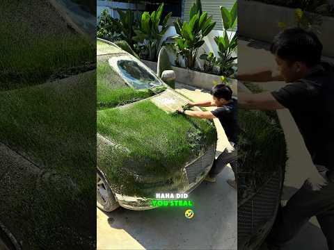 Ronaldo Gave Dad This Car?! 😱🚗 #ronaldo #cleaning #car #cr7 #woodworking #shortvideo #usa