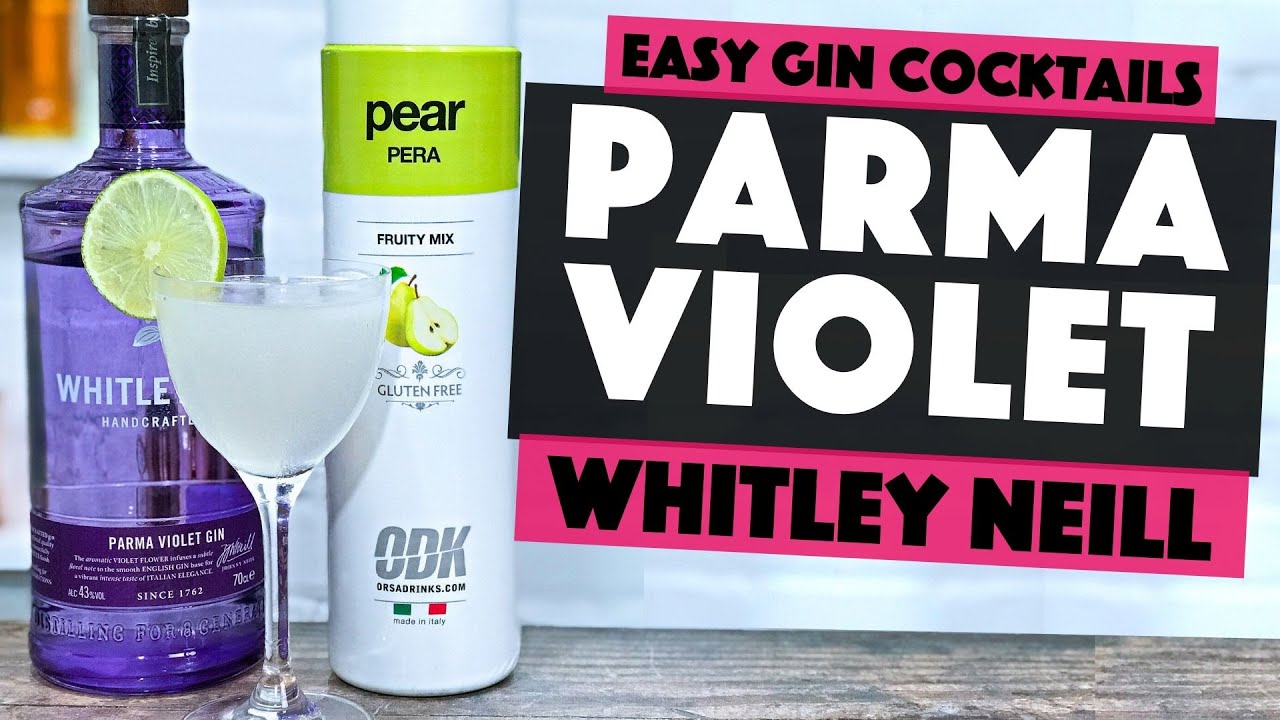 Watch video Whitley Neill PARMA VIOLET Gin Cocktail | the PEARma Violet Martini Now Whitley Neill PARMA VIOLET Gin Cocktail | the PEARma Violet Martini