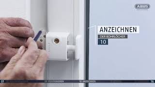 ABUS Montagevideo Fenster-Zusatzsicherung FTS3003