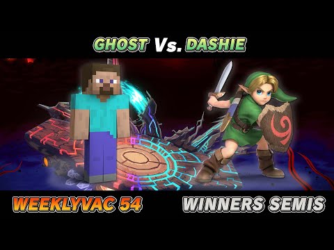 WeeklyVac 54 - SSBU - Ghost (Steve) vs Dashie (Young Link, Pikachu)