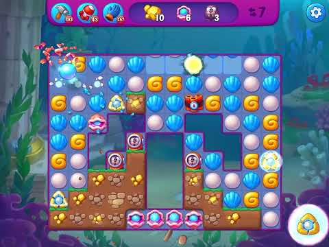 Fishdom Very Hard level 6225 no boosters フィッシュダム ベリーハード [Friend's]