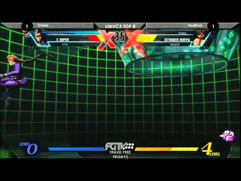 FGTVLive UMvC3 (4/20/12) Fraud-Free Fridays - Chrisis Vs. Padtrick