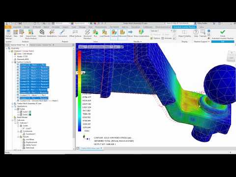 Product Simulation with Inventor Nastran: Contact Types