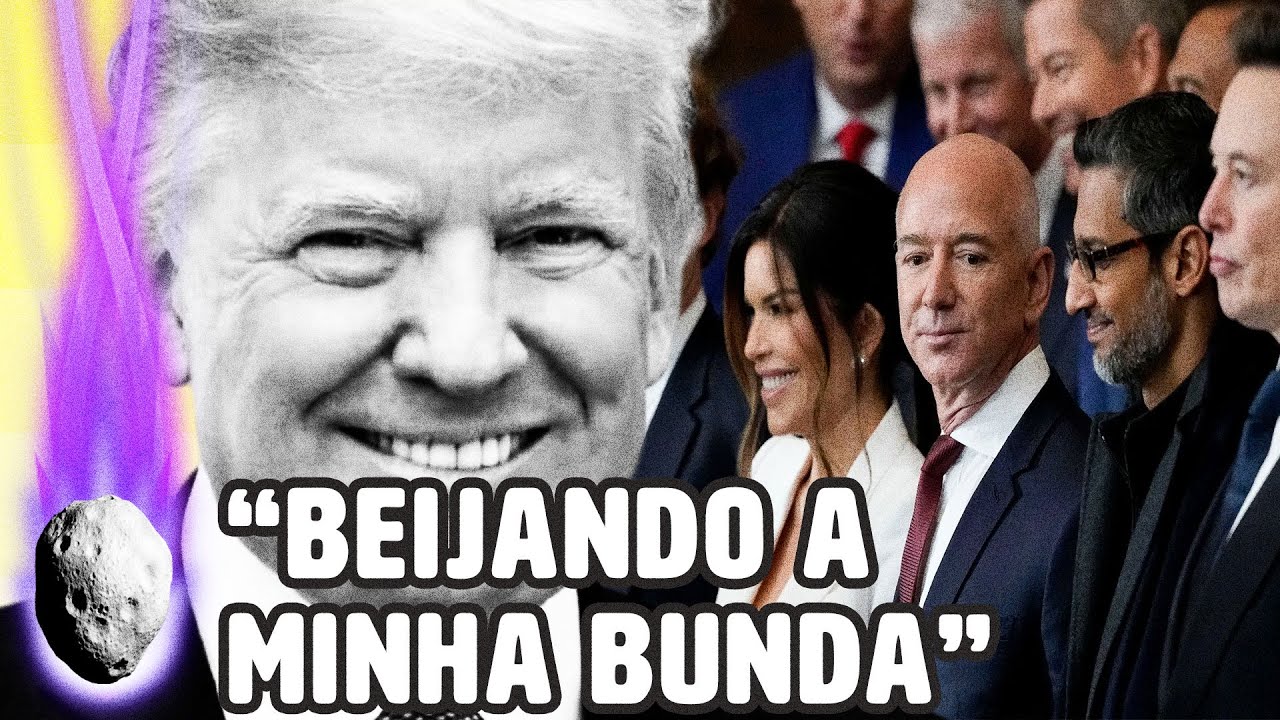 TRUMP FAZ FALA HUMILHANTE SOBRE DONOS DAS BIG TECHS | PLANTÃO