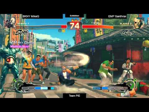 SSF4AE Team PIE Tourney - EMP Santhrax (Sagat) vs BKNY MikeG (Seth)