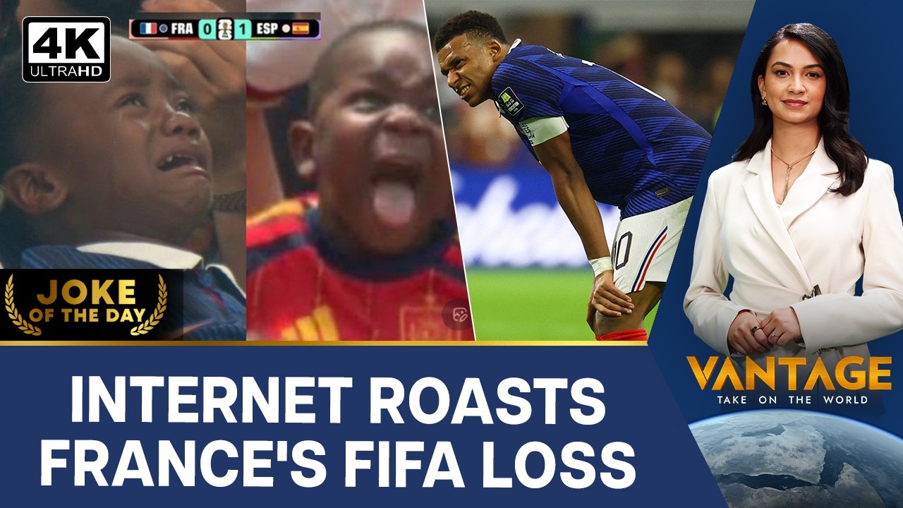 Spain Beat France to Reach FIFA Finals; Internet Roasts | Vantage on Firstpost | 4K