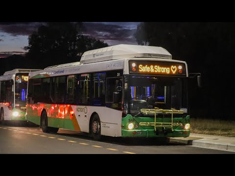 Immense Loud ZF Kickdown! - Transport Canberra BUS 351 - Scania L94UB 