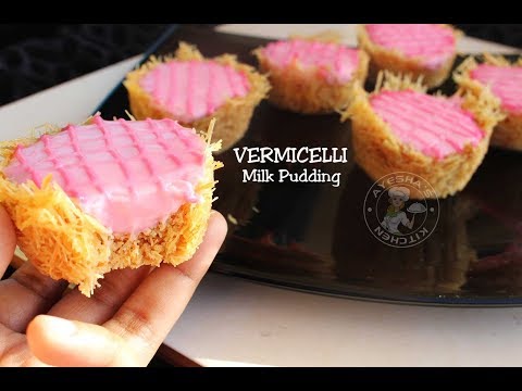 Vermicelli Milk pudding(no china grass no gelatin)/ മിൽക്ക് പുഡ്ഡിംഗ് Video