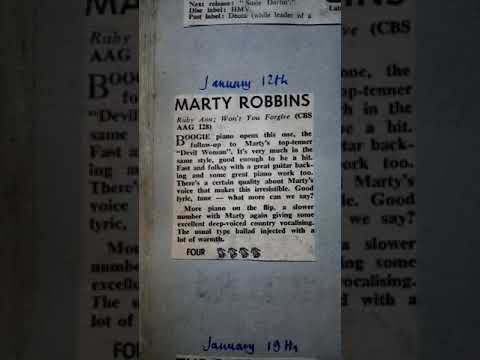 Marty Robbins Ruby Ann 1962 article 67rebellion the official music archive