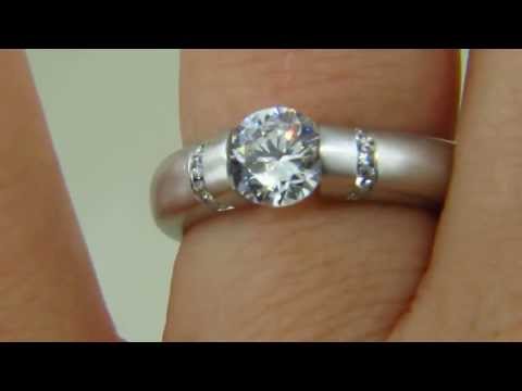 Gelin Abaci Brushed Finish Tension Ring TR-167